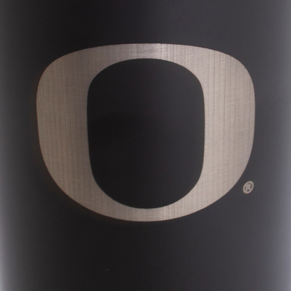 Classic Oregon O, RFSJ, Inc., Black, Travel Mugs, Metal, Home & Auto, Laser Engraved, 24 ounce, 714705